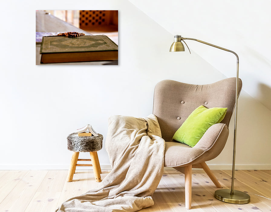 Premium Textil-Leinwand Koran
