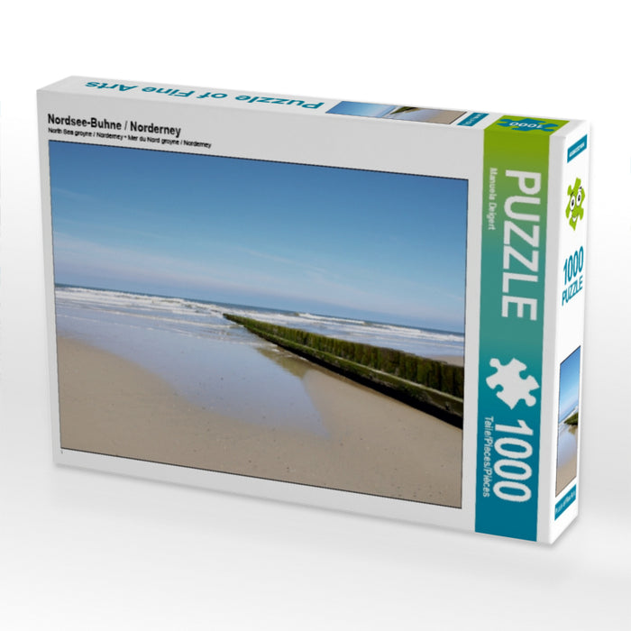 North Sea groyne / Norderney - CALVENDO photo puzzle 