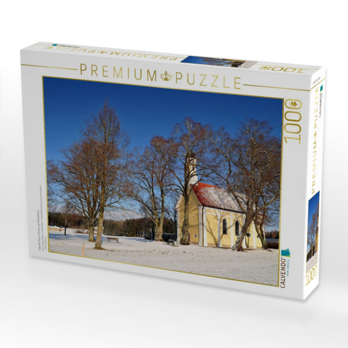 Kapelle Maria Schnee, bei Mindelheim - CALVENDO Foto-Puzzle'