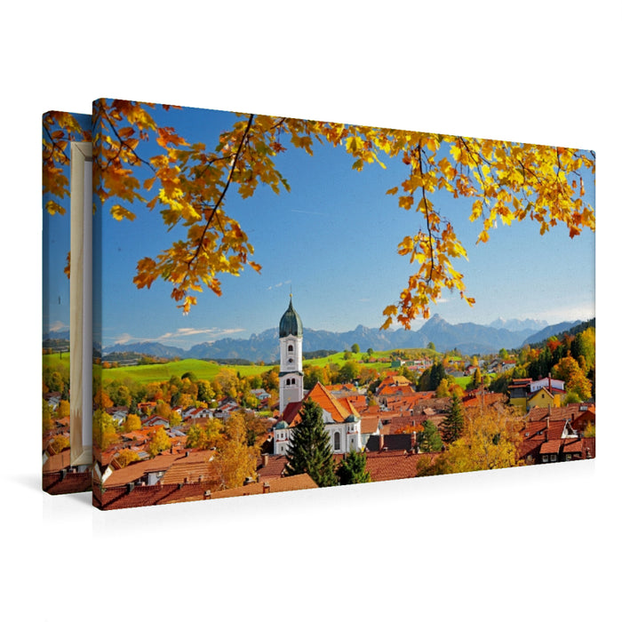 Premium Textil-Leinwand Nesselwang