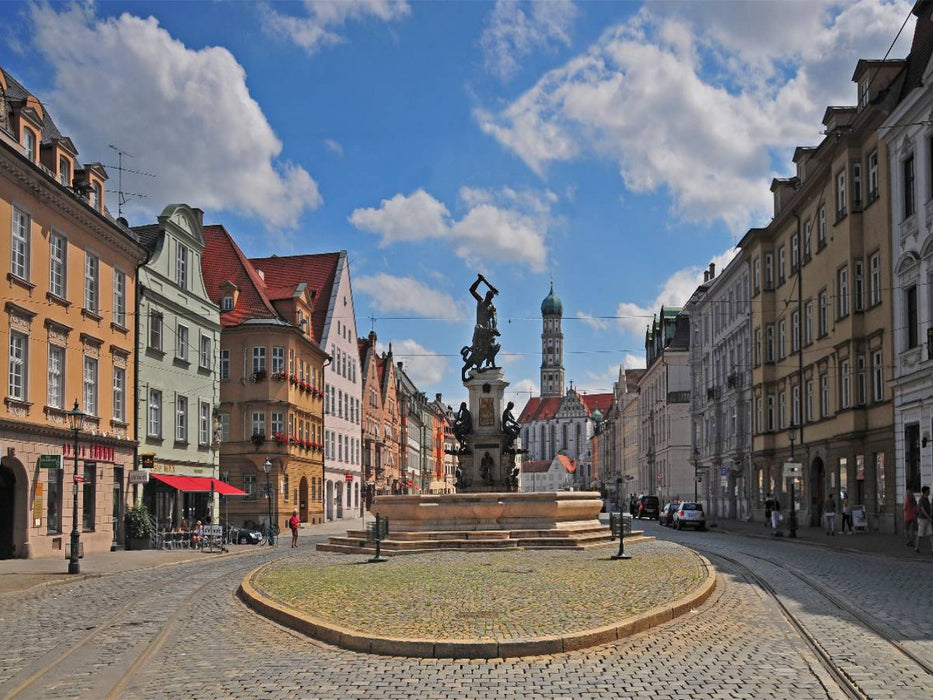 Herkulesbrunnen, Augsburg - CALVENDO Foto-Puzzle'