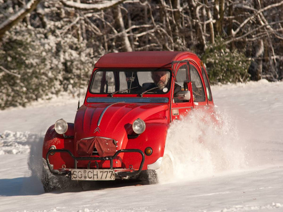 Fahrspaß im Pulverschnee - CALVENDO Foto-Puzzle'