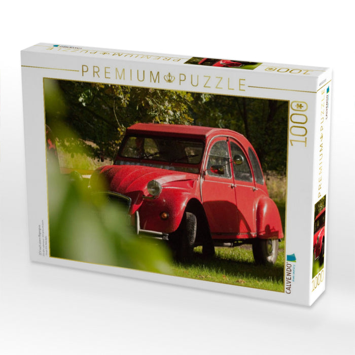 2CV nach einem Regenguss - CALVENDO Foto-Puzzle'