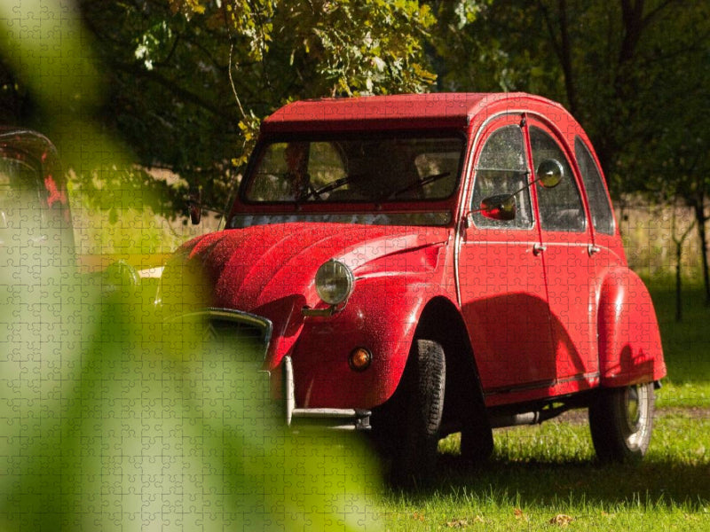 2CV nach einem Regenguss - CALVENDO Foto-Puzzle'