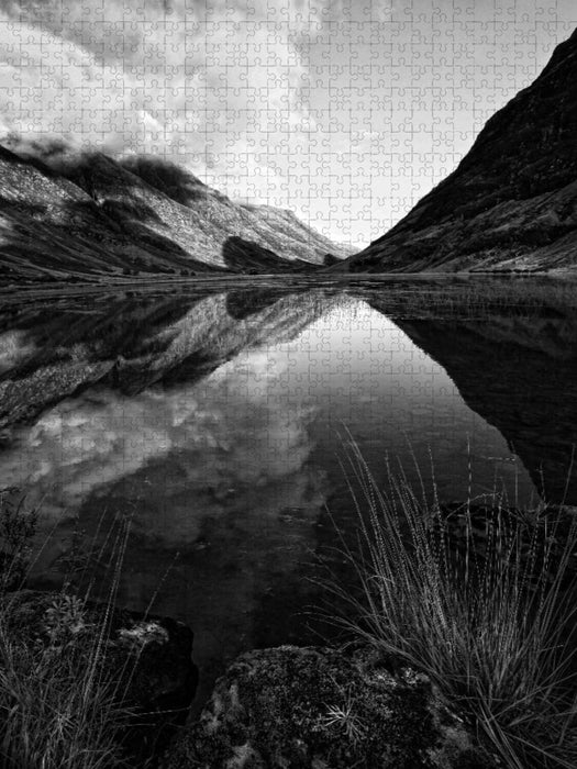 Loch Achtriochtan, Glencoe, Schottland - CALVENDO Foto-Puzzle'