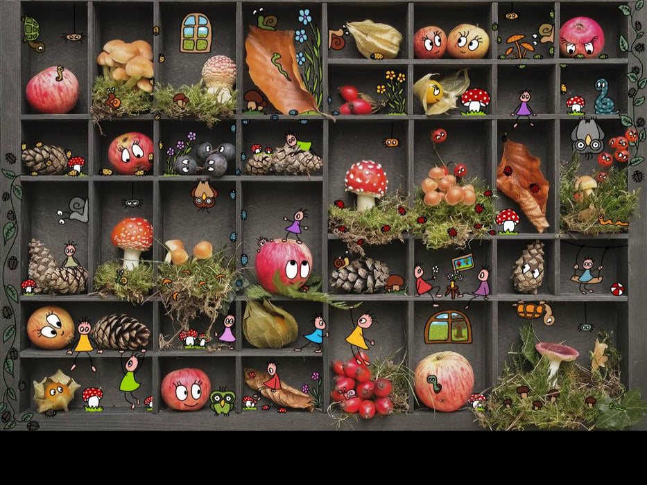 Pankies lieben den Herbst - CALVENDO Foto-Puzzle'