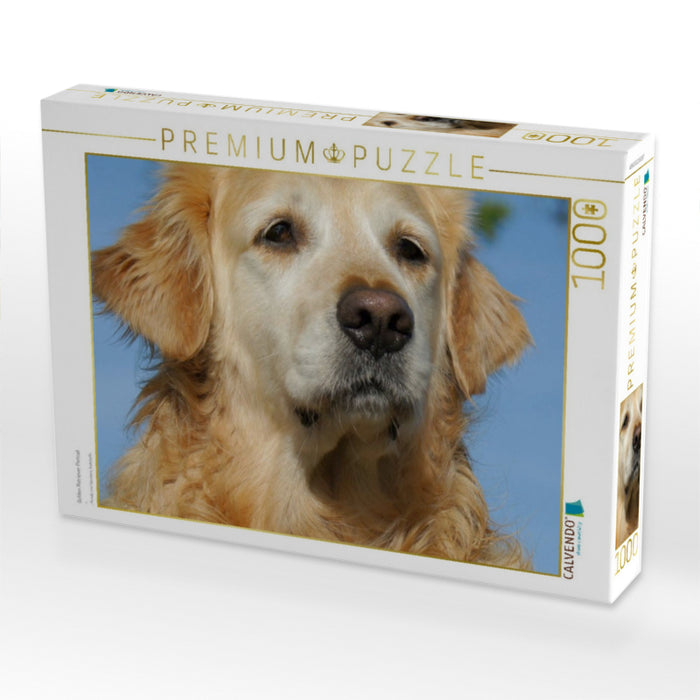 Golden Retriever Portrait - CALVENDO Foto-Puzzle'
