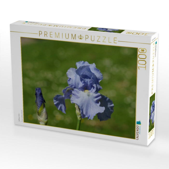 Hellblaue Lilien - CALVENDO Foto-Puzzle'