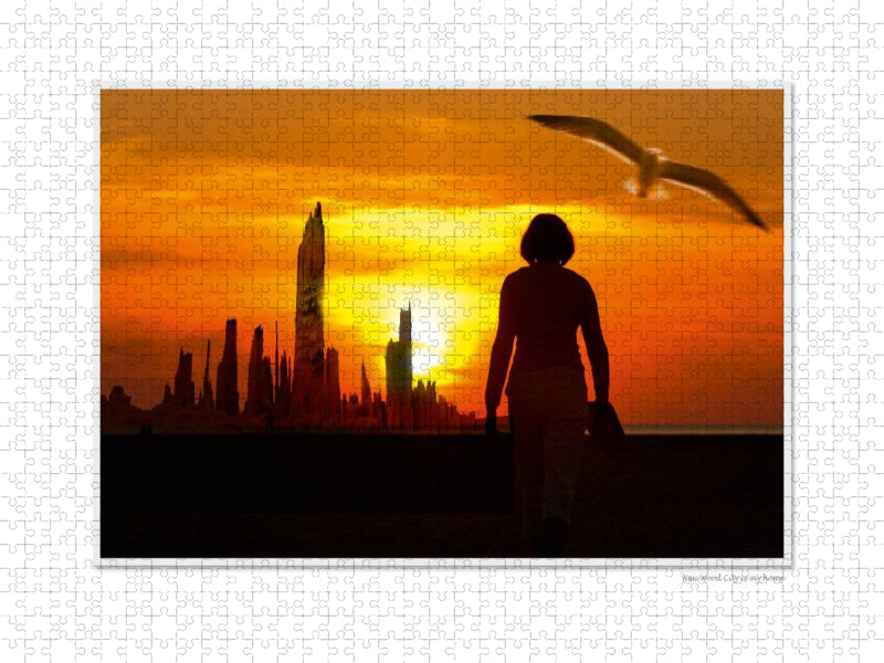 Ein Motiv aus dem Kalender Emotional Moments: Die Skyline von New Holz City. / UK-Version - CALVENDO Foto-Puzzle'