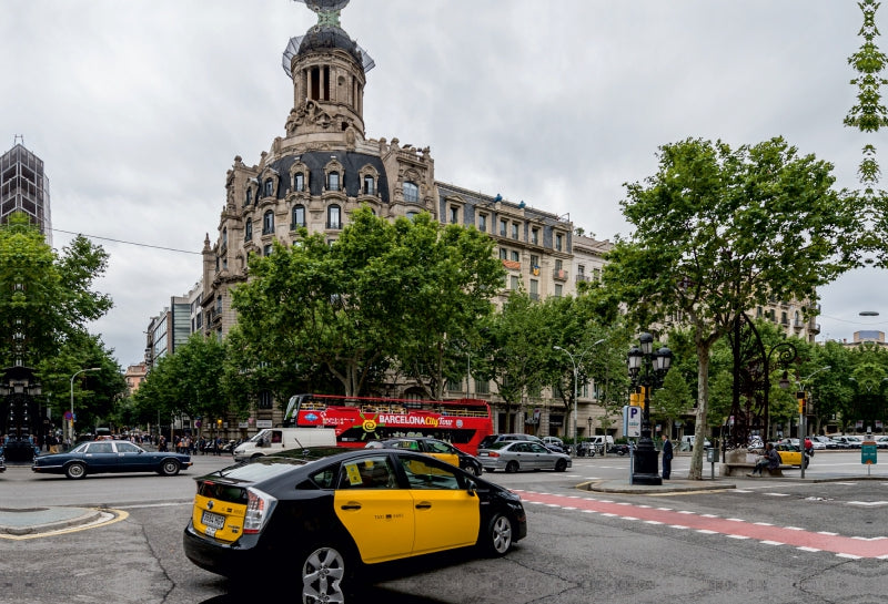 Premium Textil-Leinwand Passeig de Gràcia