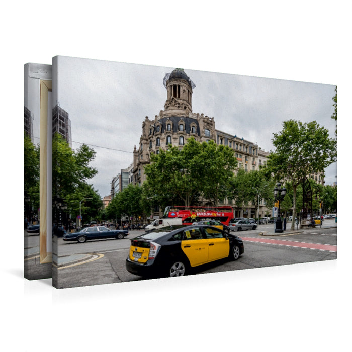 Premium Textil-Leinwand Passeig de Gràcia