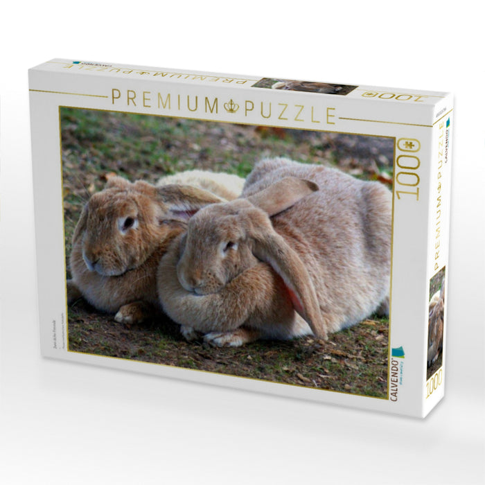 Zwei dicke Freunde - CALVENDO Foto-Puzzle'
