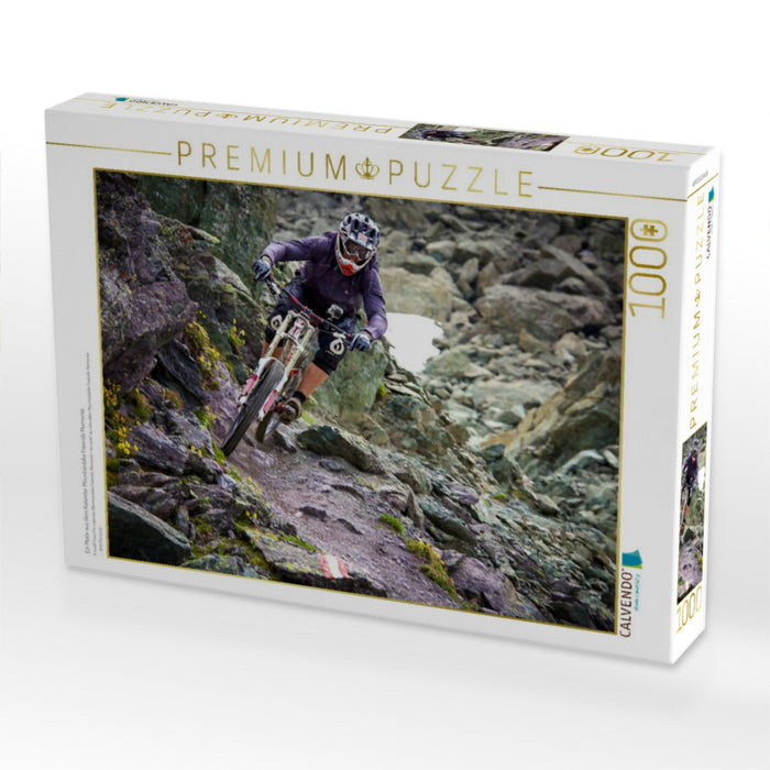 Ein Motiv aus dem Kalender Mountainbike Freeride Momente - CALVENDO Foto-Puzzle'