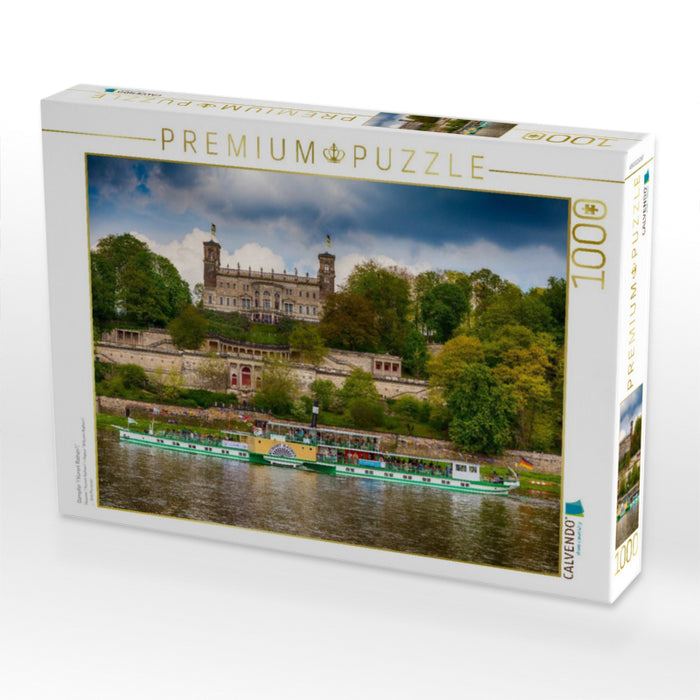 Dampfer "Kurort Rathen" - CALVENDO Foto-Puzzle'