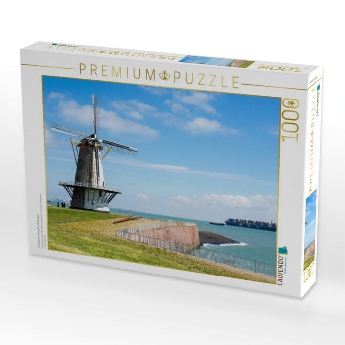 Scheldemündung bei Vlissingen - CALVENDO Foto-Puzzle'