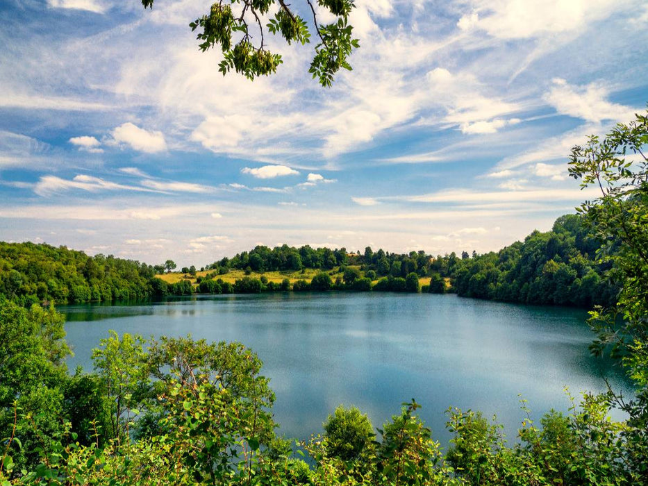 Weinfelder Maar (Totenmaar) - CALVENDO Foto-Puzzle'