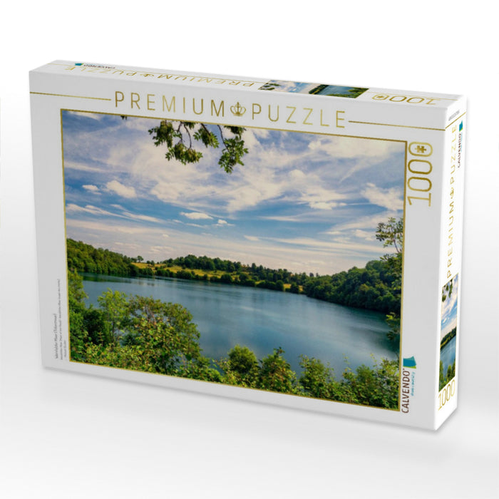 Weinfelder Maar (Totenmaar) - CALVENDO Foto-Puzzle'