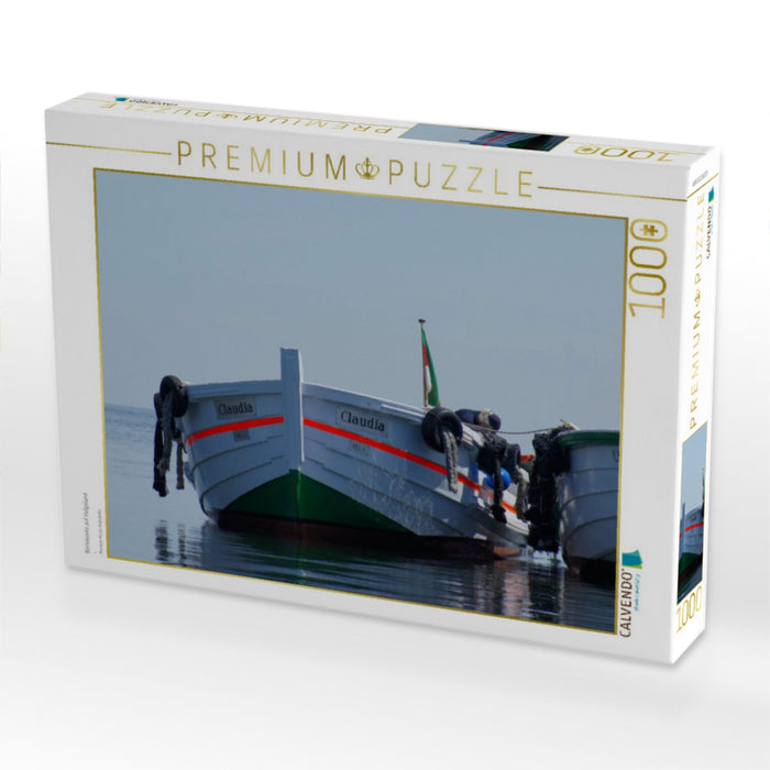 Börteboote auf Helgoland - CALVENDO Foto-Puzzle'