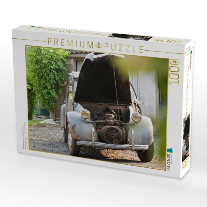 Minimalismus unter der Motorhaube - CALVENDO Foto-Puzzle'