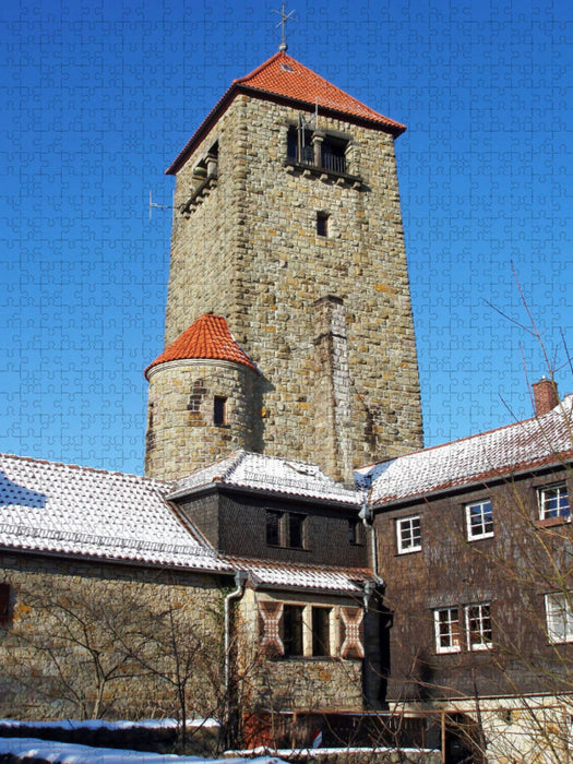 Wachenburg in Weinheim - CALVENDO Foto-Puzzle'