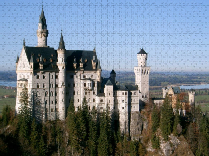 Schloss Neuschwanstein - CALVENDO Foto-Puzzle'