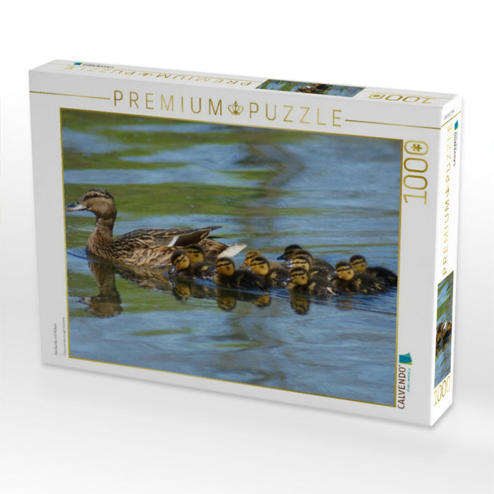Stockente mit Küken - CALVENDO Foto-Puzzle'