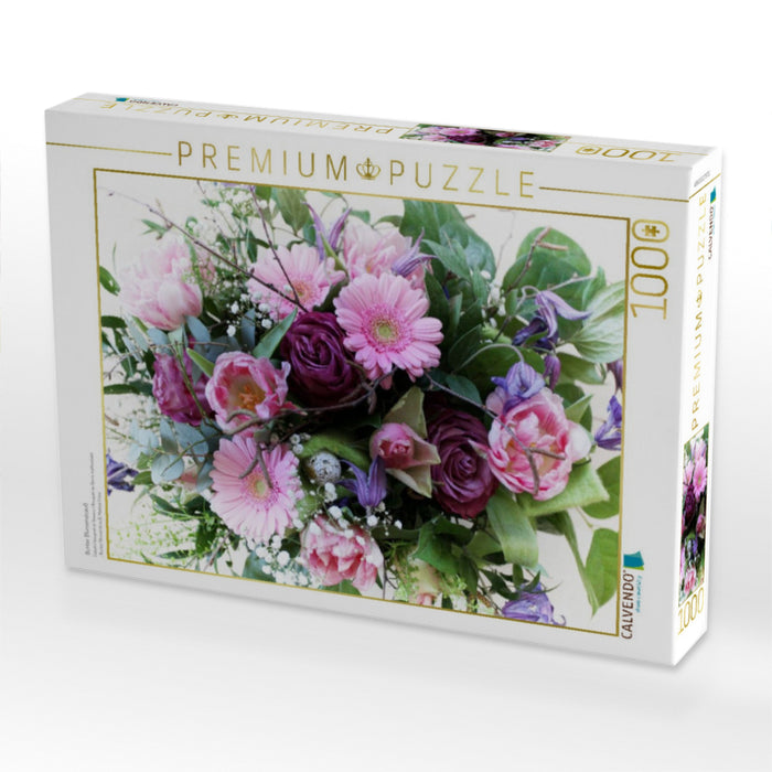 Bunter Blumenstrauß - CALVENDO Foto-Puzzle'