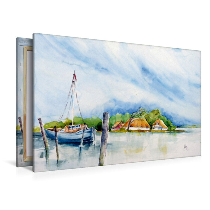 Premium Textil-Leinwand Am Bodden