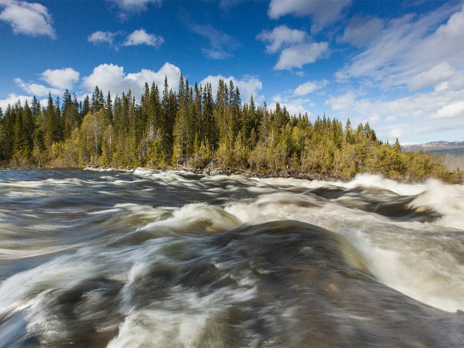 Wasserlauf in Schweden - CALVENDO Foto-Puzzle'