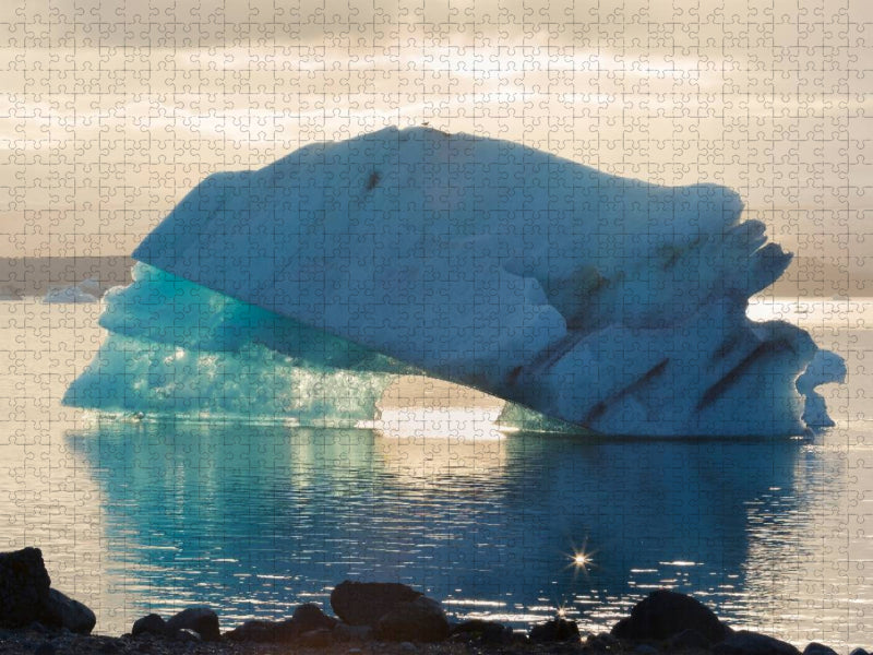 Jökulsárlón Eisberg - Island - CALVENDO Foto-Puzzle'