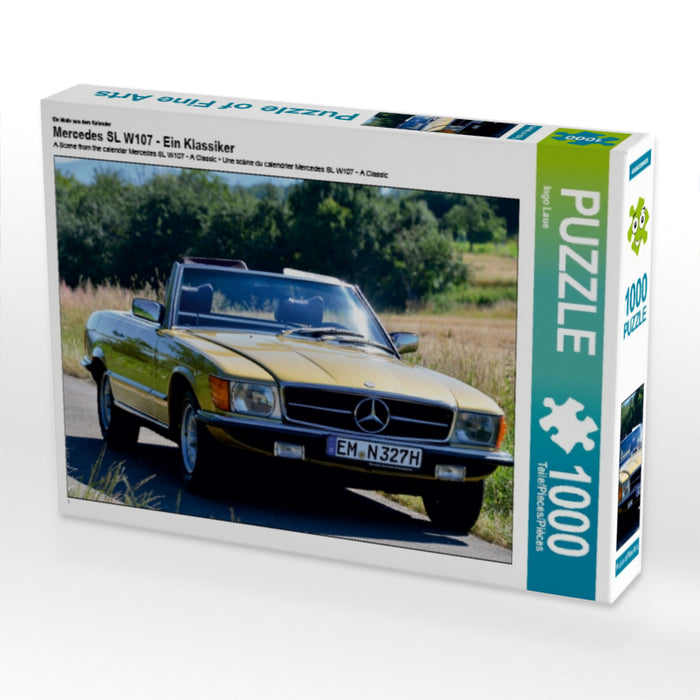 Mercedes SL W107 - Un classique - Puzzle photo CALVENDO 