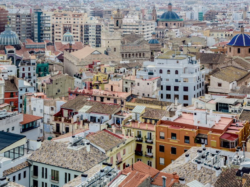 Über den Dächern von Valencia 1000 Teile Puzzle quer - CALVENDO Foto-Puzzle'