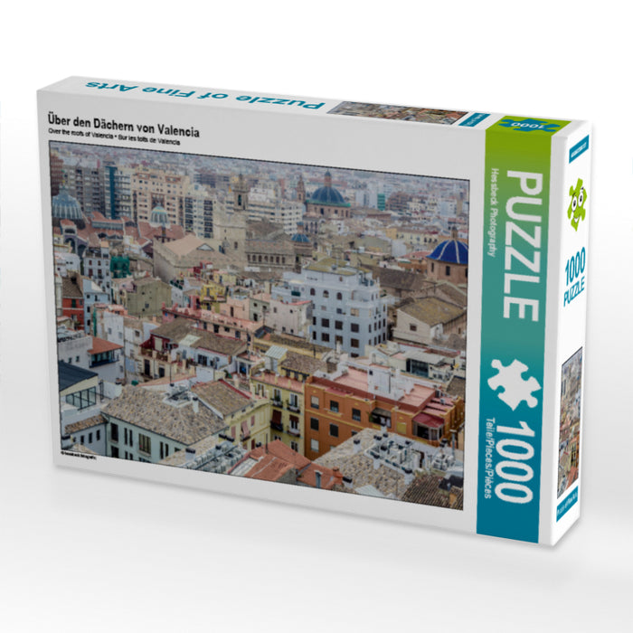 Über den Dächern von Valencia 1000 Teile Puzzle quer - CALVENDO Foto-Puzzle'