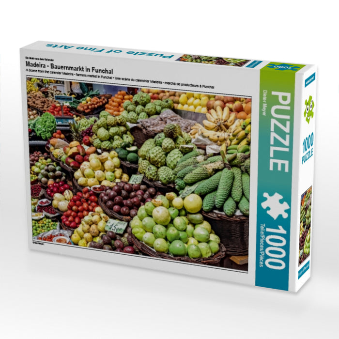 Ein Motiv aus dem Kalender Madeira - Bauernmarkt in Funchal 1000 Teile Puzzle quer - CALVENDO Foto-Puzzle'