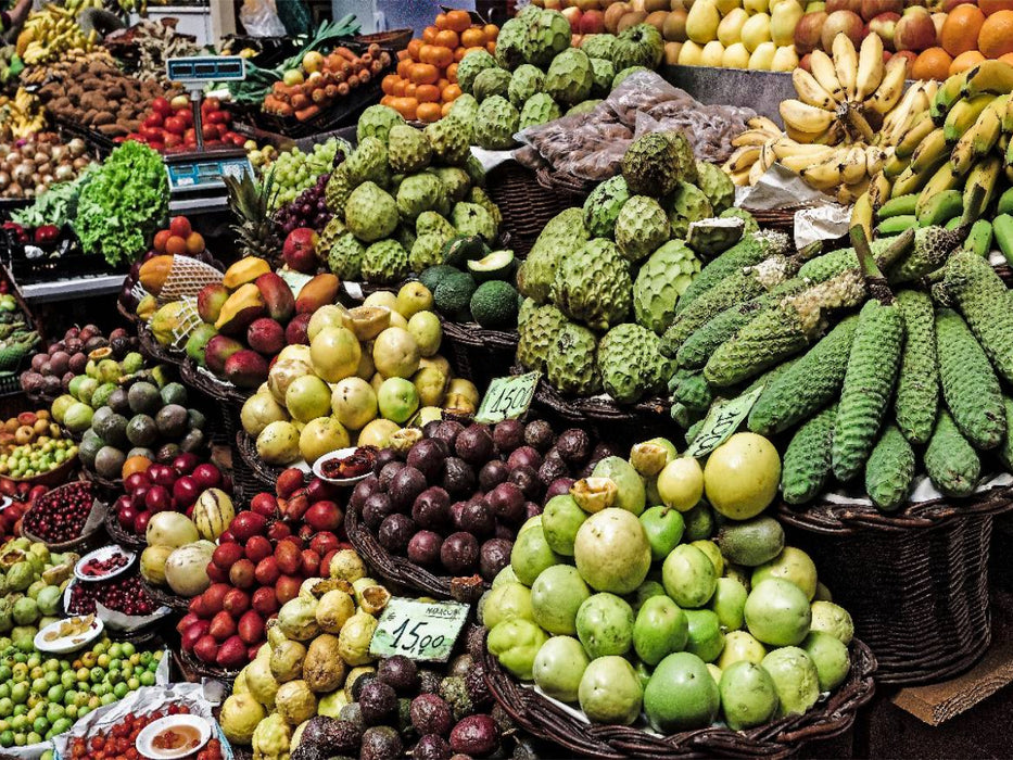 Markt der Bauern - Mercado dos Lavradores - CALVENDO Foto-Puzzle'