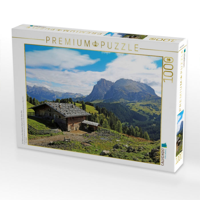 Ein Motiv aus dem Kalender Urlaub auf der Seiser Alm - CALVENDO Foto-Puzzle'
