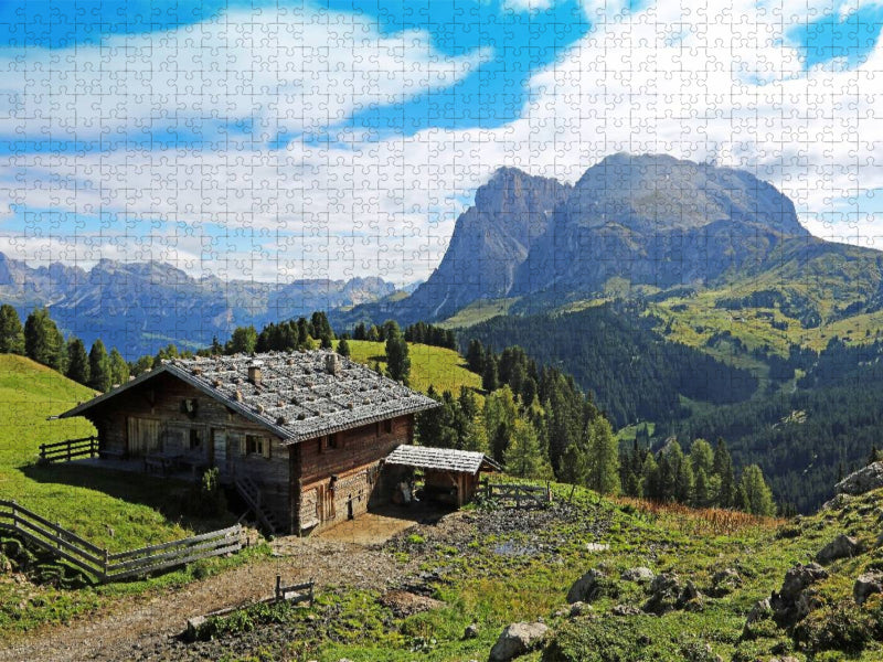 Ein Motiv aus dem Kalender Urlaub auf der Seiser Alm - CALVENDO Foto-Puzzle'