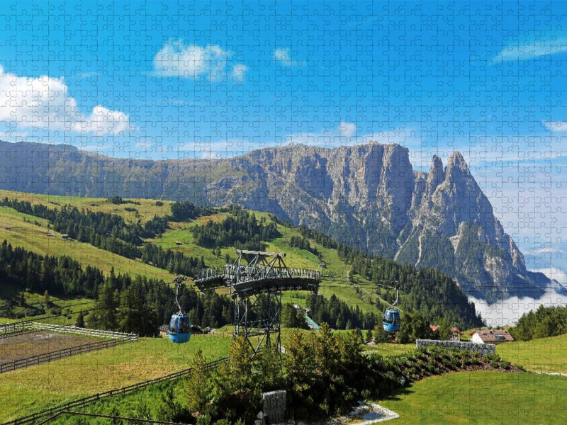 Ein Motiv aus dem Kalender Urlaub auf der Seiser Alm - CALVENDO Foto-Puzzle'