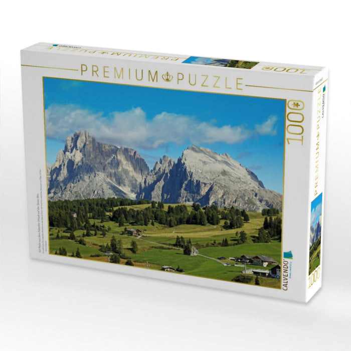 Ein Motiv aus dem Kalender Urlaub auf der Seiser Alm - CALVENDO Foto-Puzzle'