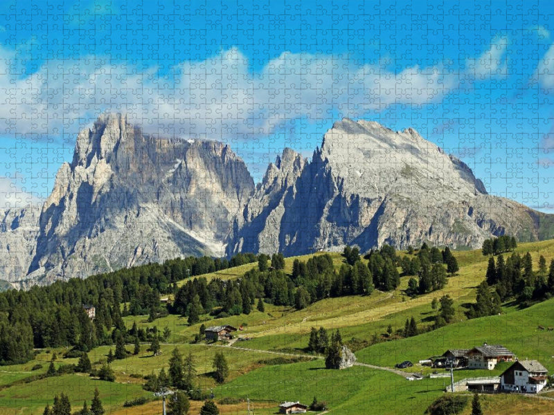 Ein Motiv aus dem Kalender Urlaub auf der Seiser Alm - CALVENDO Foto-Puzzle'