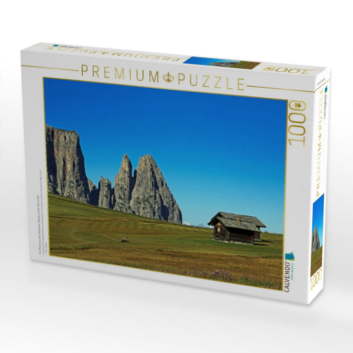 Ein Motiv aus dem Kalender Urlaub auf der Seiser Alm - CALVENDO Foto-Puzzle'