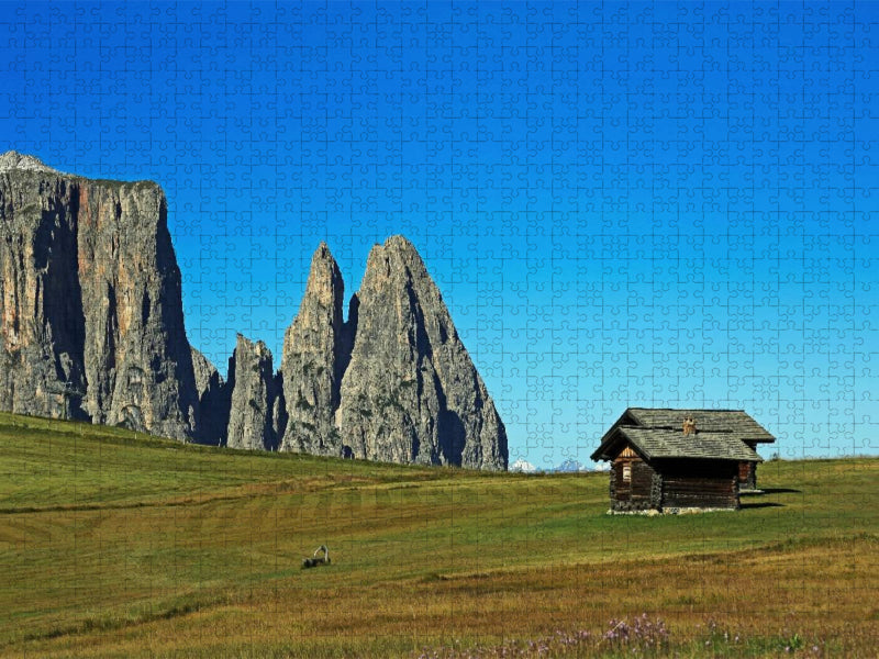 Ein Motiv aus dem Kalender Urlaub auf der Seiser Alm - CALVENDO Foto-Puzzle'