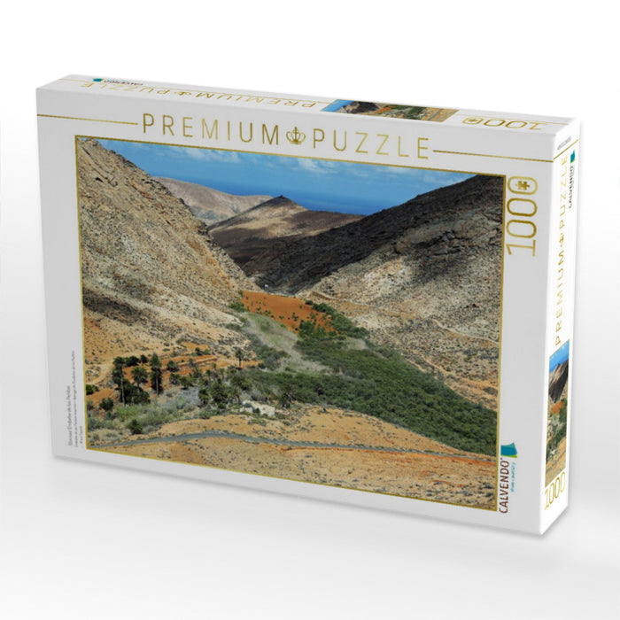 Stausee Embalse de las Peñitas - CALVENDO Foto-Puzzle'