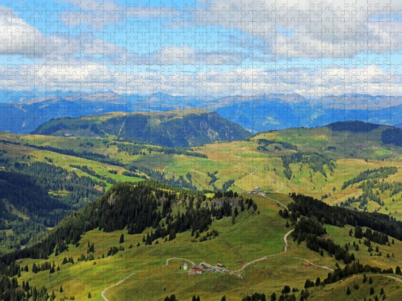 Ein Motiv aus dem Kalender Urlaub auf der Seiser Alm - CALVENDO Foto-Puzzle'