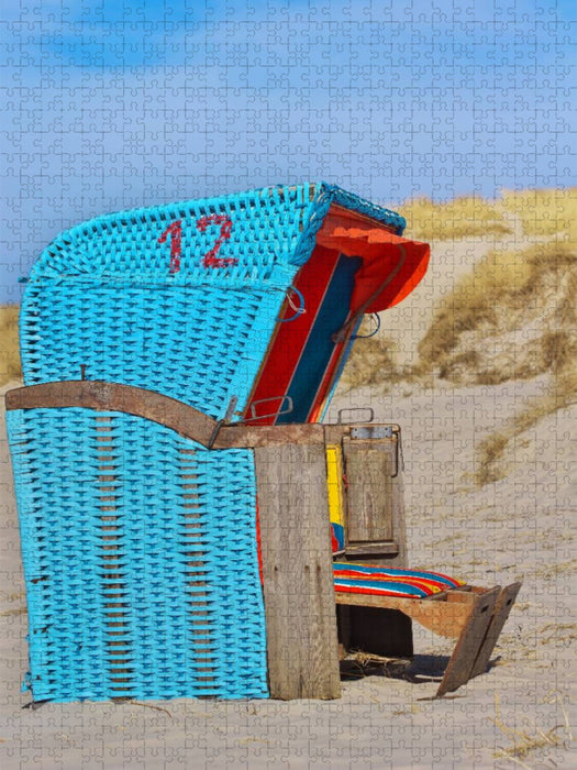 Strandkorb - CALVENDO Foto-Puzzle'