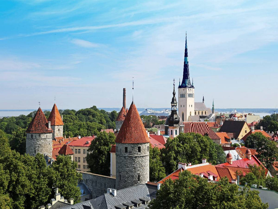 Die Altstadt von Tallinn - CALVENDO Foto-Puzzle'