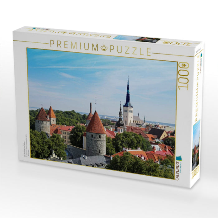Die Altstadt von Tallinn - CALVENDO Foto-Puzzle'