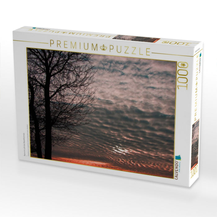 Baum im Licht des Abendhimmels - CALVENDO Foto-Puzzle'