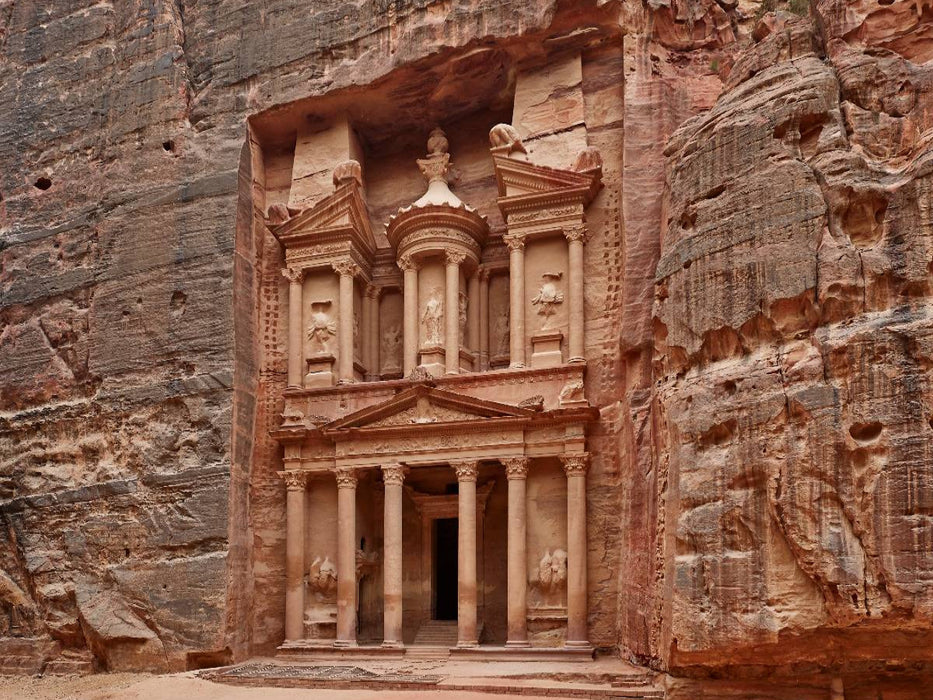 Schatzhaus oder Khazne al-Firaun in der antiken Stadt Petra - CALVENDO Foto-Puzzle'