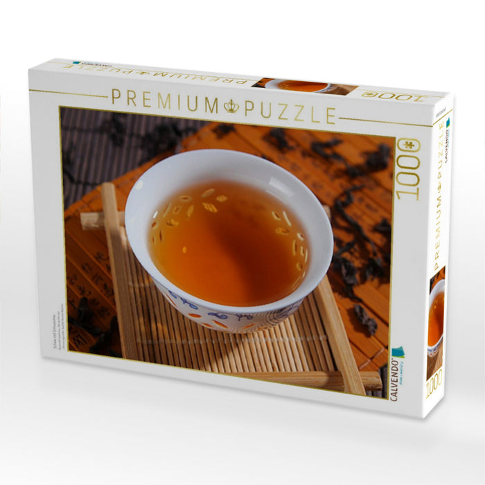 Schale mit Schwarztee - CALVENDO Foto-Puzzle'